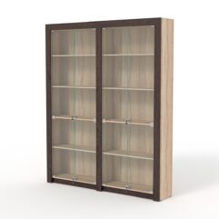 Комплект стеллажей из ДСП Модерн №1А, Дуб Сонома + Дуб Венге