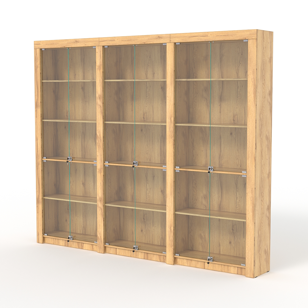 Комплект стеллажей из ДСП Модерн №2А, Дуб Золотистый