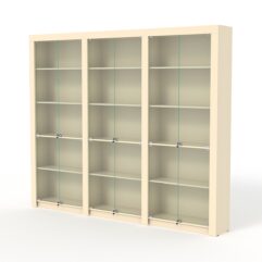 Комплект стеллажей из ДСП Модерн №2А, Крем Вайс