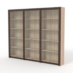 Комплект стеллажей из ДСП Модерн №2А, Дуб Сонома + Дуб Венге