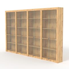 Комплект стеллажей из ДСП Модерн №3А, Дуб Золотистый