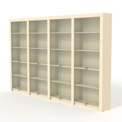 Комплект стеллажей из ДСП Модерн №3А, Крем Вайс