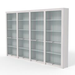 Комплект стеллажей из ДСП Модерн №3А, Серый