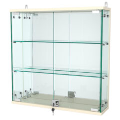 Витрина АТРИУМ настенная №1-5, Крем Вайс