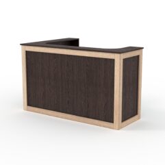 Ресепшн ЗЕФИР №13 левосторонний, Дуб Венге и Дуб Сонома