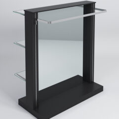 Гондола ФАВОРИТ №13 с зеркалом, Черный