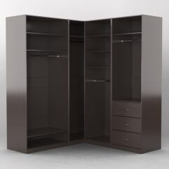 Комплект гардеробных шкафов Комфорт №5, Дуб Венге