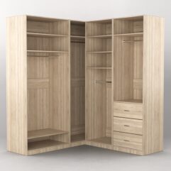 Комплект гардеробных шкафов Комфорт №5, Дуб Сонома