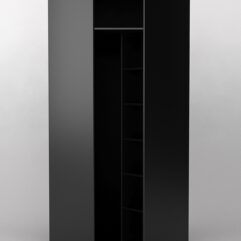 Гардеробный шкаф Комфорт №6 угловой, Черный