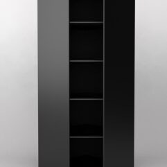 Гардеробный шкаф Комфорт №7 угловой, Черный