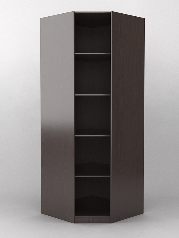 Гардеробный шкаф Комфорт №7 угловой, Дуб Венге