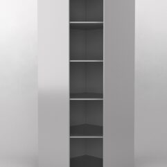 Гардеробный шкаф Комфорт №7 угловой, Серый