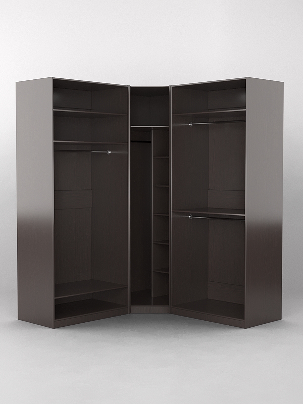 Комплект гардеробных шкафов Комфорт №9, Дуб Венге