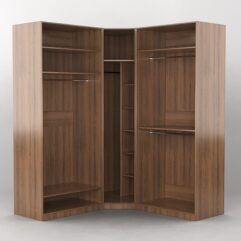 Комплект гардеробных шкафов Комфорт №9, Орех