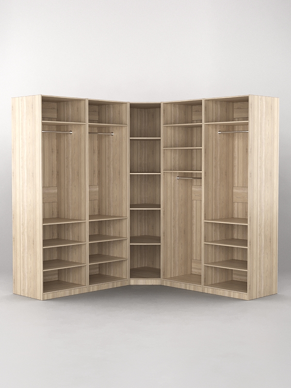 Комплект гардеробных шкафов Комфорт №10, Дуб Сонома