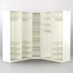 Комплект гардеробных шкафов Комфорт №12, Белый