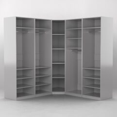 Комплект гардеробных шкафов Комфорт №12, Серый