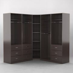 Комплект гардеробных шкафов Комфорт №13, Дуб Венге