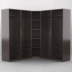 Комплект гардеробных шкафов Комфорт №14, Дуб Венге