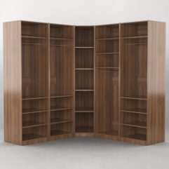 Комплект гардеробных шкафов Комфорт №14, Орех