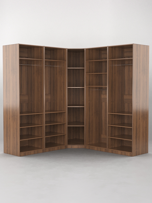 Комплект гардеробных шкафов Комфорт №14, Орех