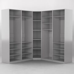 Комплект гардеробных шкафов Комфорт №14, Серый