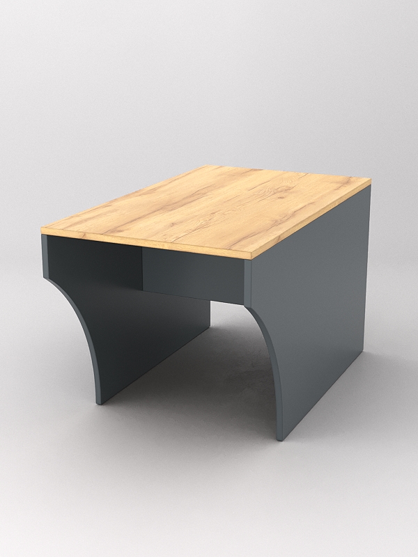 Скамейка для раздевалок ТРЕНЕР №1, Темно-серый и Дуб Золотистый