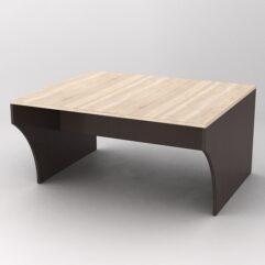 Скамейка для раздевалок ТРЕНЕР №2, Дуб Венге и Дуб Сонома