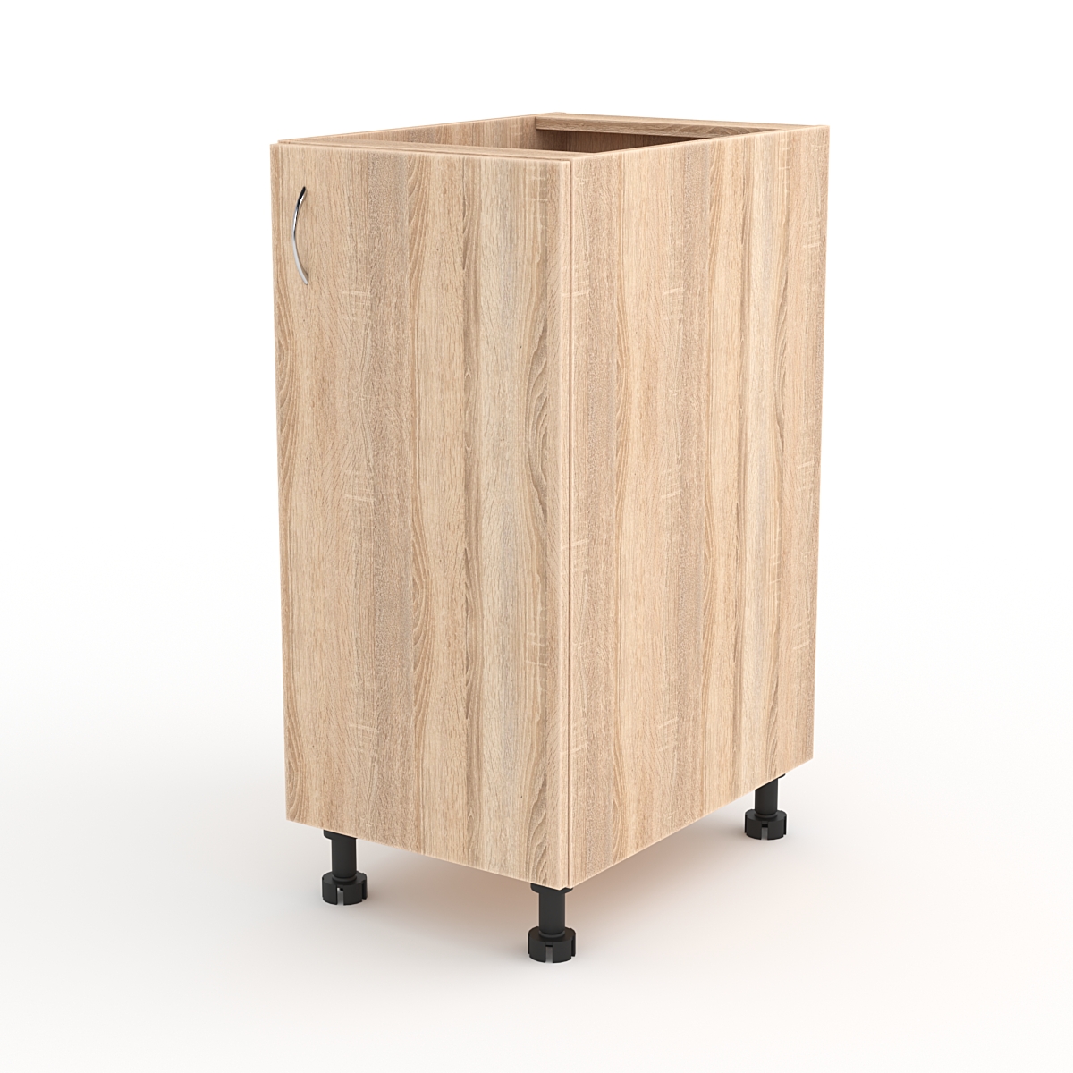 Кухонный шкаф №1Б напольный (открытие дверки в правую сторону), Дуб Сонома