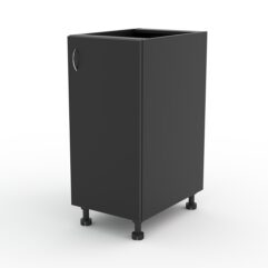 Кухонный шкаф №1Б напольный (открытие дверки в правую сторону), Черный