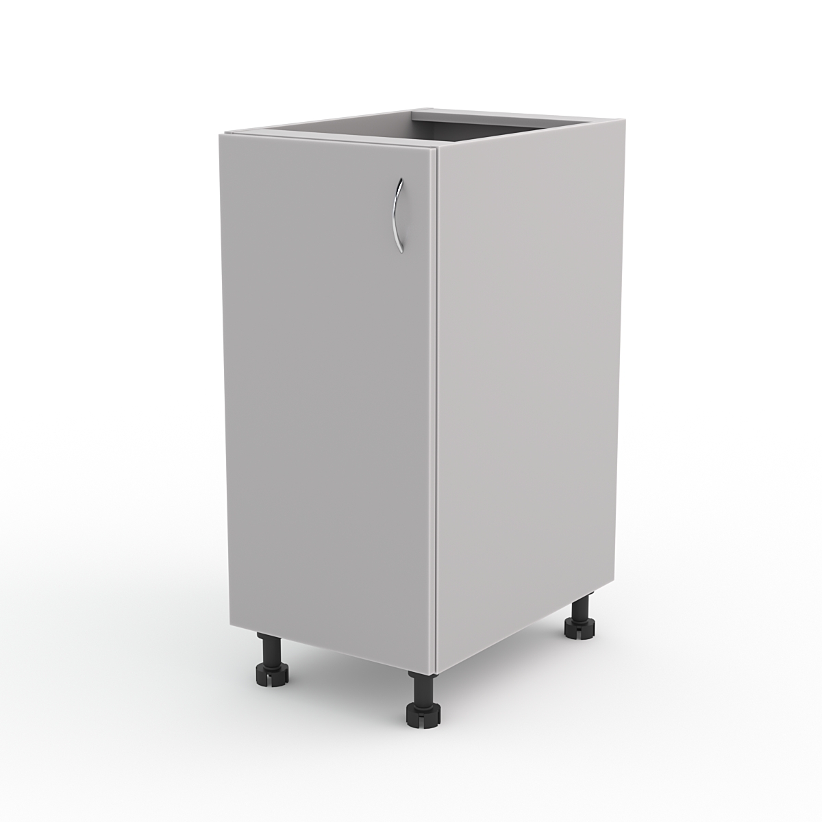 Кухонный шкаф №3А напольный (открытие дверки в левую сторону), Серый