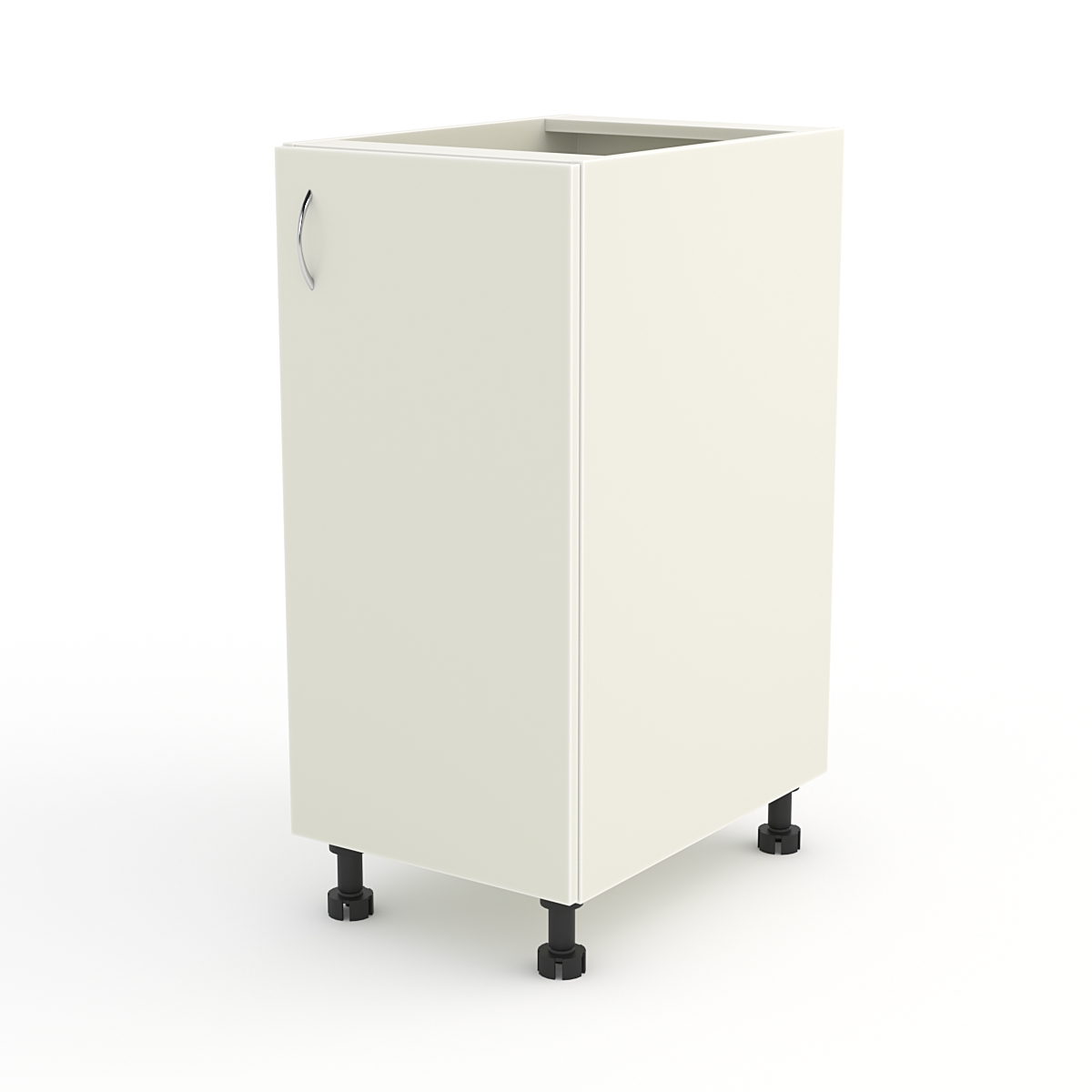 Кухонный шкаф №3Б напольный (открытие дверки в правую сторону), Белый