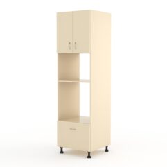 Кухонный шкаф №13 секционный напольный, Крем Вайс