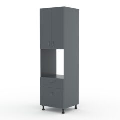 Кухонный шкаф №14 секционный напольный, Темно-Серый