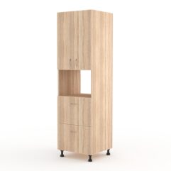 Кухонный шкаф №15 секционный напольный, Дуб Сонома