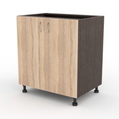 Кухонный шкаф №18 напольный, Дуб Венге и Дуб Сонома