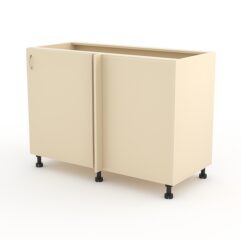 Кухонный шкаф №20А для мойки напольный левосторонний, Крем Вайс