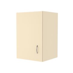 Кухонная антресоль №2А настенная (открытие дверки в левую сторону), Крем Вайс