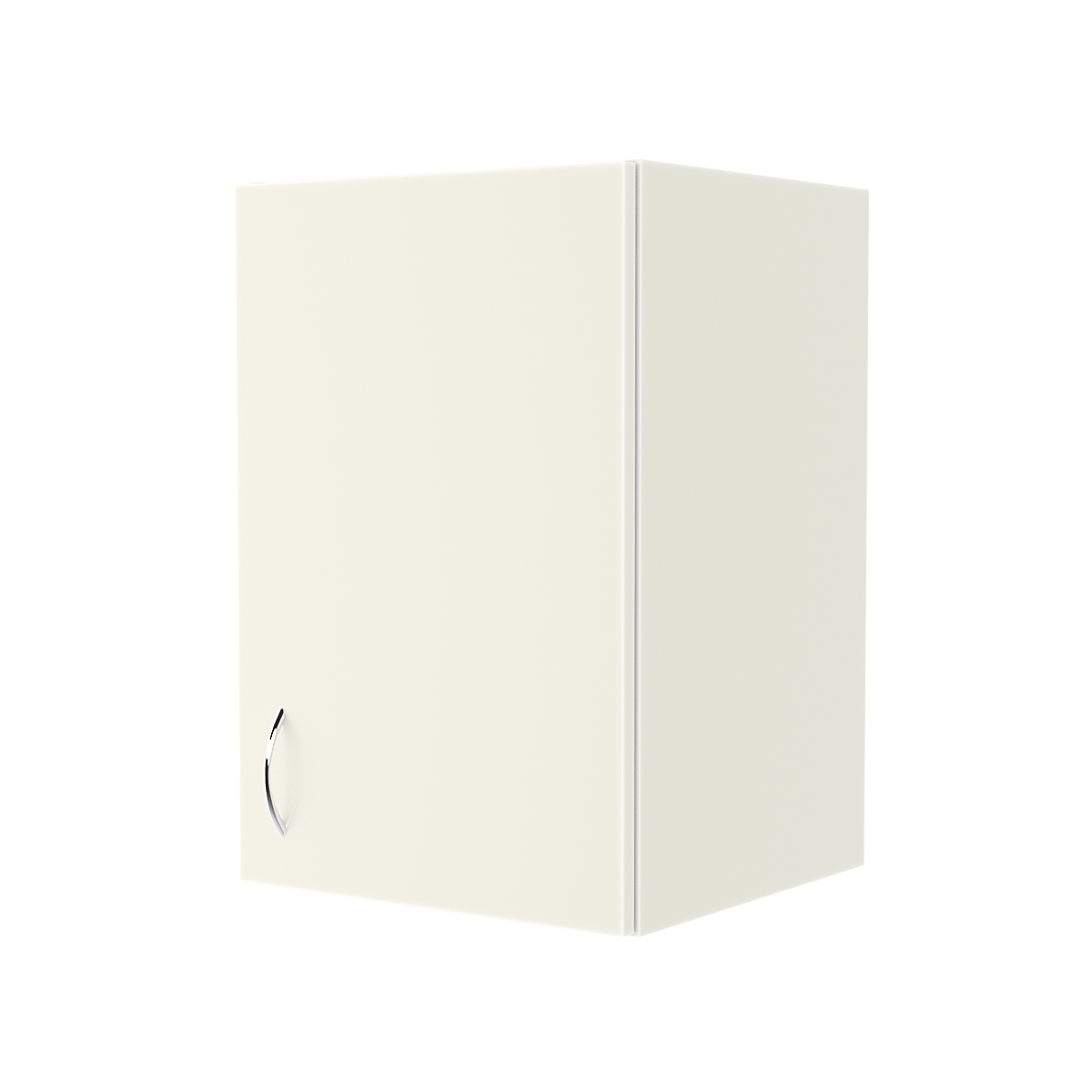 Кухонная антресоль №2Б настенная (открытие дверки в правую сторону), Белый