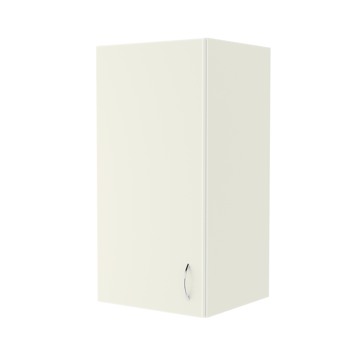 Кухонная антресоль №3А настенная (открытие дверки в левую сторону), Белый