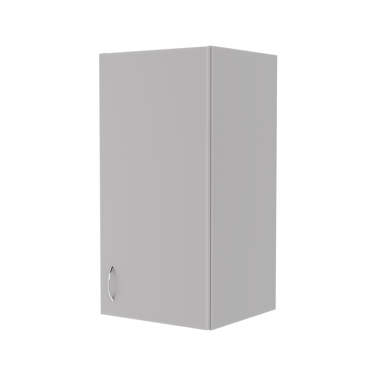 Кухонная антресоль №3Б настенная (открытие дверки в правую сторону), Серый