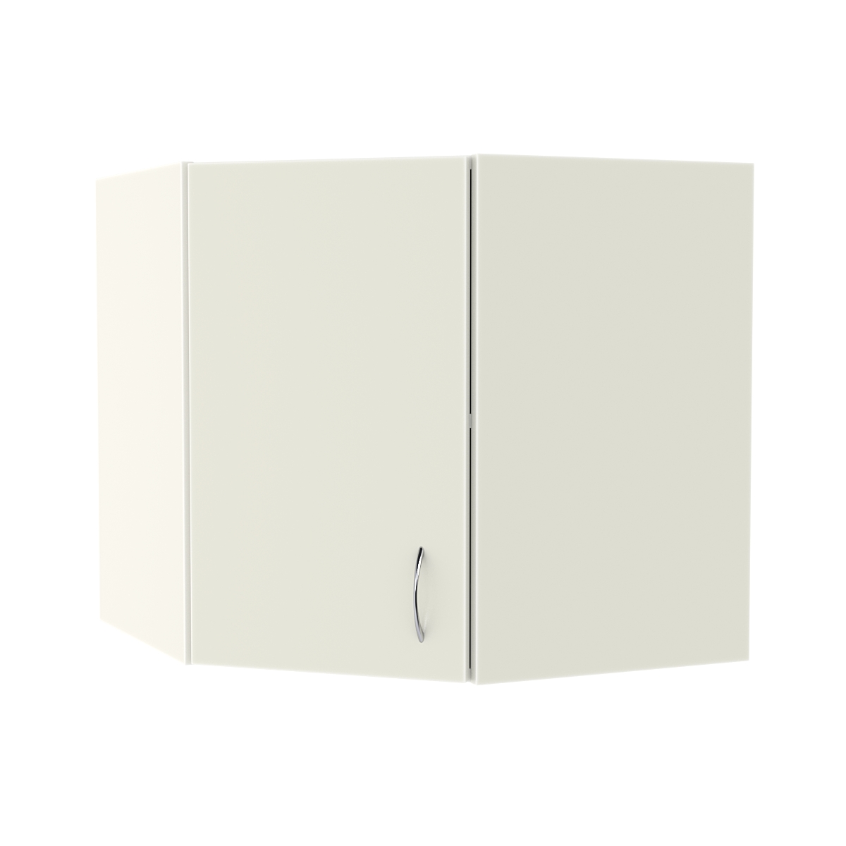 Кухонная антресоль №7 угловая настенная, Белый