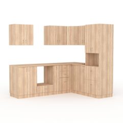 Кухонный гарнитур со столешницей 38мм №5, Дуб Сонома