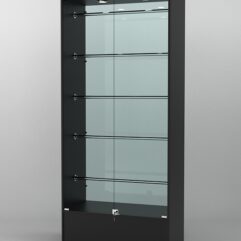 Витрина СОФИЯ №3 с регулируемыми по высоте трубами, Черный