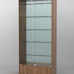 Витрина СОФИЯ №3 с регулируемыми по высоте трубами, Орех