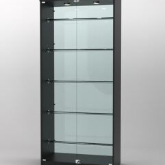 Витрина СОФИЯ №5 с регулируемыми по высоте трубами, Черный