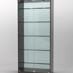 Витрина СОФИЯ №5 с регулируемыми по высоте трубами, Дуб Венге