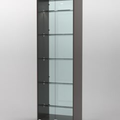 Витрина СОФИЯ №6 с регулируемыми по высоте трубами, Дуб Венге