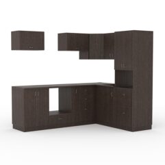 Кухонный гарнитур со столешницей 25мм №8А, Дуб Венге