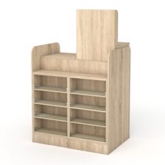 Кассовый стол РИВЬЕРА МОЛДИ №3А (правосторонний), Дуб Сонома